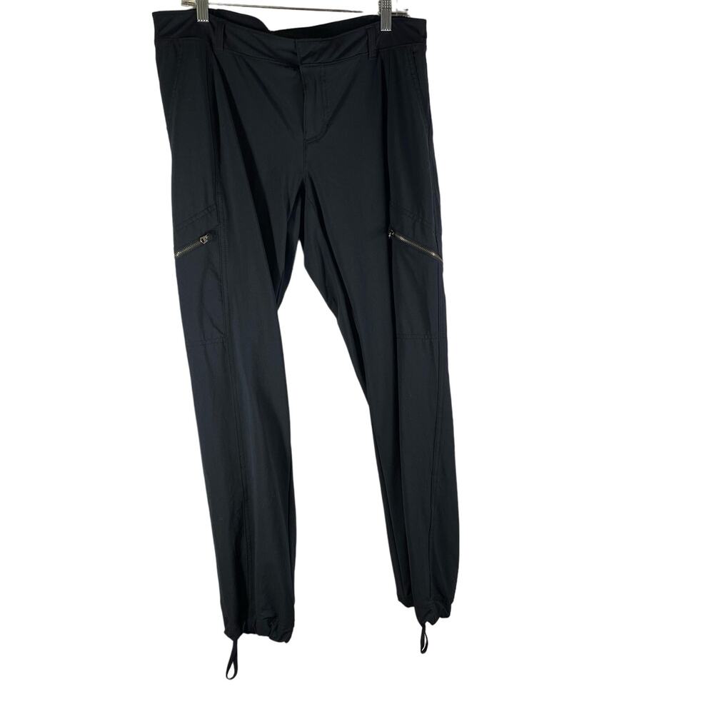Athleta Black Jogger Pants Athletic Hiking Womens Size 14 Petite